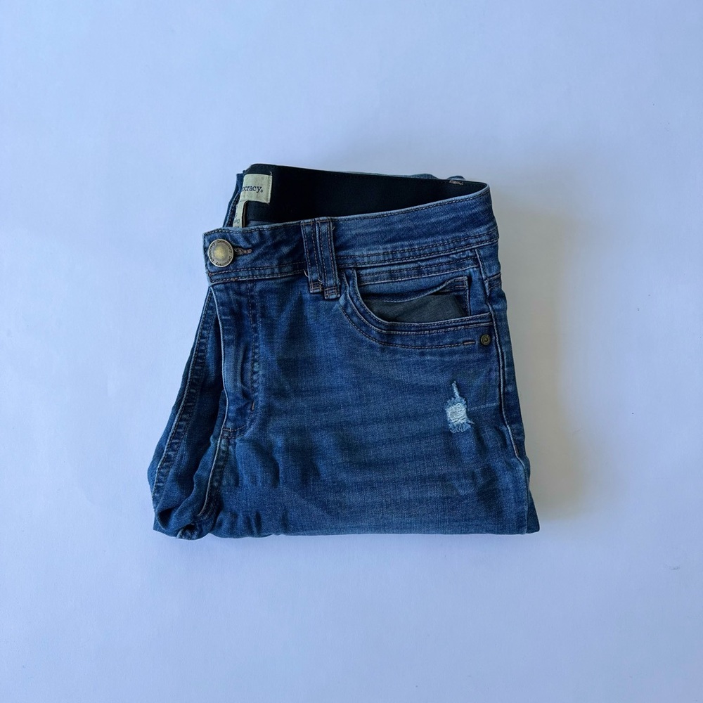 Democracy Women's Blue Jeans w/ “Ab” technology